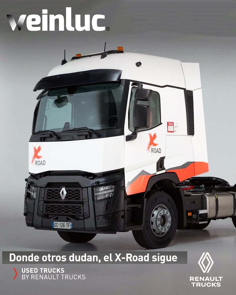 VEINLUC's tweet photo. El @RenaultTrucksEs 𝐓 𝐗-𝐑𝐨𝐚𝐝 𝙚𝙨 𝙚𝙭𝙥𝙚𝙧𝙞𝙚𝙣𝙘𝙞𝙖, 𝙧𝙚𝙨𝙞𝙨𝙩𝙚𝙣𝙘𝙞𝙖 𝙮 𝙧𝙚𝙣𝙙𝙞𝙢𝙞𝙚𝙣𝙩𝙤 𝙘𝙤𝙢𝙥𝙧𝙤𝙗𝙖𝙙𝙤.
𝐔𝐬𝐞𝐝 𝐓𝐫𝐮𝐜𝐤𝐬 𝐛𝐲 𝐑𝐞𝐧𝐚𝐮𝐥𝐭 𝐓𝐫𝐮𝐜𝐤𝐬.
𝐑𝐞𝐯𝐢𝐬𝐚𝐝𝐨,𝐩𝐫𝐞𝐩𝐚𝐫𝐚𝐝𝐨 𝐲 𝐥𝐢𝐬𝐭𝐨 𝐩𝐚𝐫𝐚 𝐭𝐫𝐚𝐛𝐚𝐣𝐚𝐫.#Veinluc https://t.co/1BnmrYC2RI