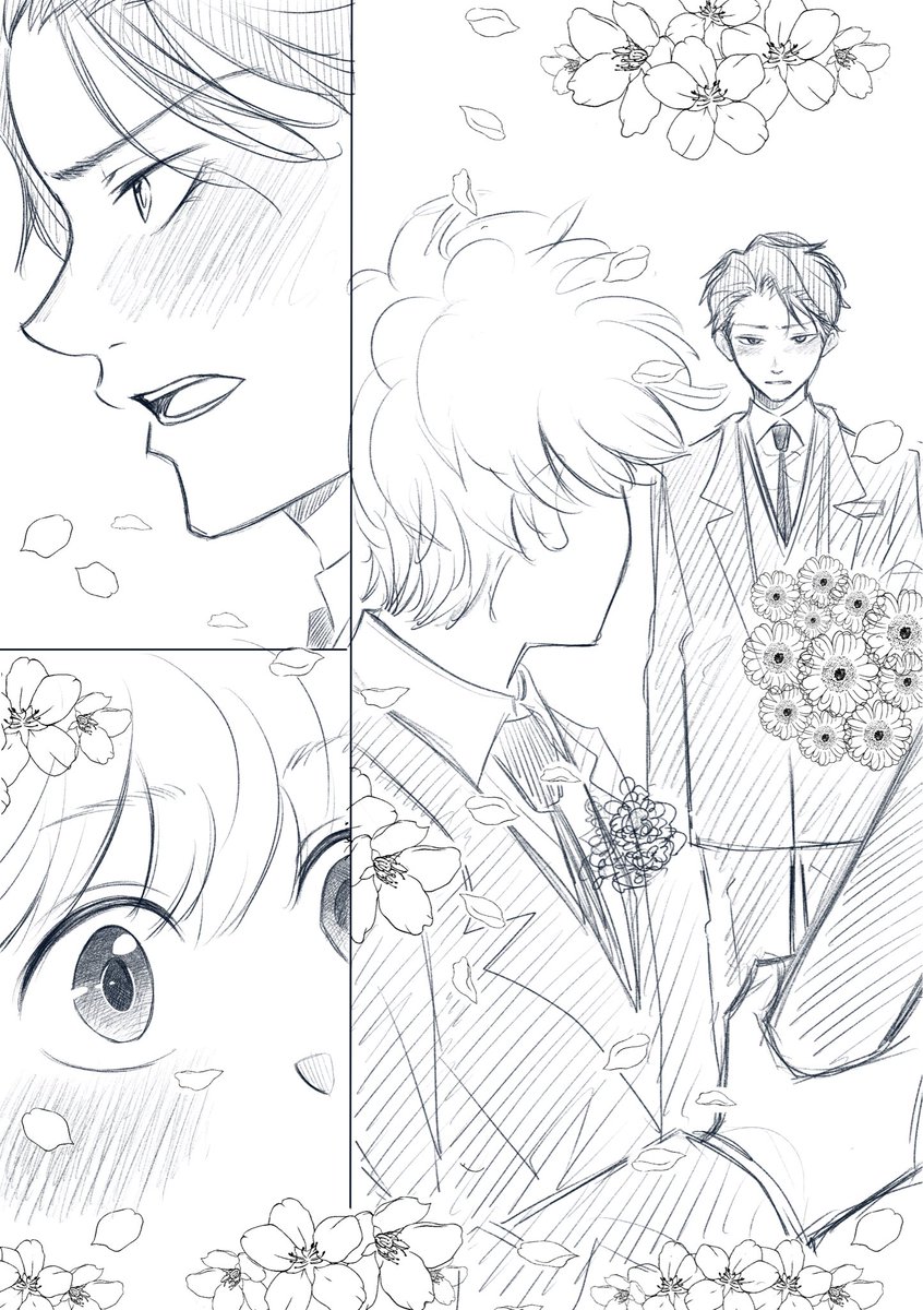 Pon20231231's tweet photo. #ろんとと版ワンドロ

5/9のお題をお借りしました！
お題『先輩後輩』 60min➕60min

彼らの年齢差が大好きです
これあれです、卒業式に告るやつです🎓 https://t.co/v9EA0ht9Sn