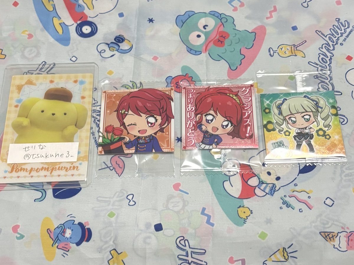 tsukune3_'s tweet photo. 【交換】アイカツ ウエハース にふぉるめ

譲⌇かえで 珠璃 ユリカ

求⌇画像②いちご あおい 蘭

ユリカは他とまとめて交換可能な方優先
UR、SARは比率違い可能です

初回様リトリン必読
お声掛けお待ちしております🙇🏻‍♀️ https://t.co/B27OGxifnk