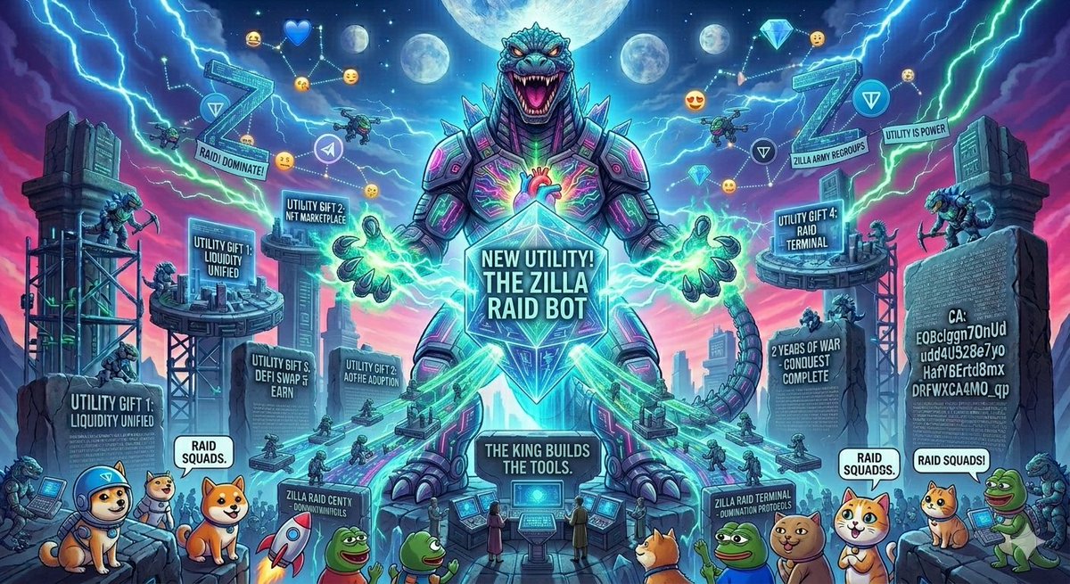 tonZillaOnTon's tweet photo. The era of manual raiding is dead. ๐ฆ๐ ๏ธ
The Zilla Raid Bot is live.
1. Add to group & grant Admin.
2. Type /start
3. Paste any X link to launch.
Set targets with /configbot and rule the feed. ๐ฒ๐ฅ
Probably nothing.#TON #ZillaNation #ZillaRaidBot #TONZILLA https://t.co/HpYRgP8ghS