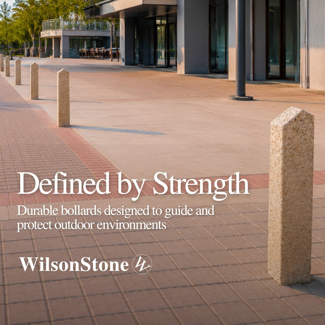 WilsonStoneSA's tweet photo. Designed to guide movement while complementing the surrounding environment, WilsonStone bollards provide structure, safety, and architectural continuity within outdoor spaces.

From exposed concrete finishes to contemporary steel profiles, each bollard is engineered for durability and designed to integrate seamlessly into modern landscapes and commercial developments.

#WilsonStone #Bollards #UrbanDesign #LandscapeArchitecture #ArchitecturalElements #OutdoorSpaces #ConcreteDesign #PublicArchitecture