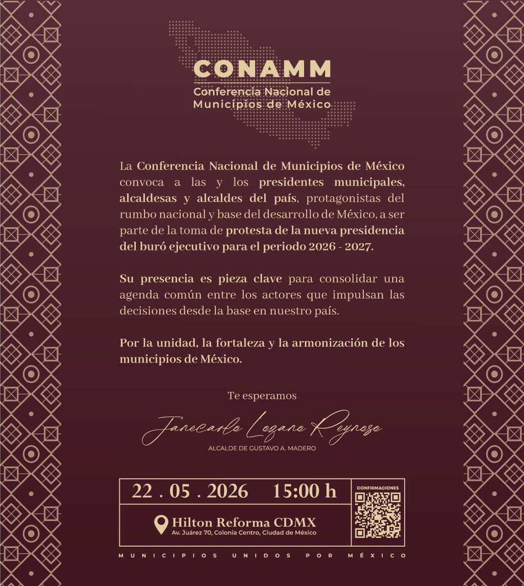 CONAMM tweet media