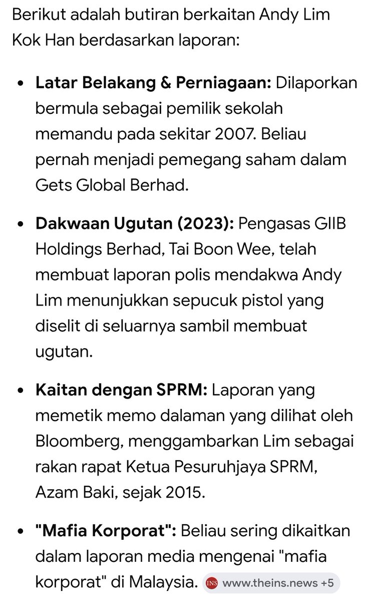 ijam_rahim1744's tweet photo. Andy Lim yang terlibat dalam carta organisasi mafia Korporat yang disebutkan dalam Bloomberg. Dia juga merupakan kawan baik kepada ex KP SPRM , Azam baki. 🤭🤭🤭🫡🫡👍✅ https://t.co/aD2xV1NwC8