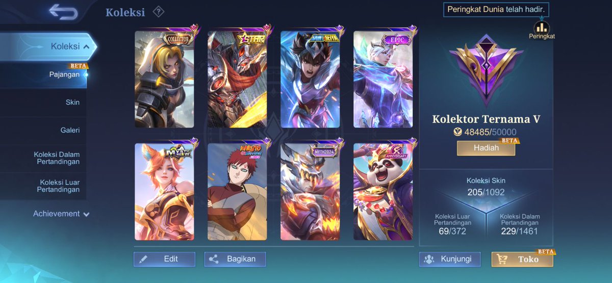 aknaris's tweet photo. Wts akun ml Ex IMO bisa ce 100 pas avail rekber famous #zonauang #bealanja https://t.co/Bd6wJP9tNL