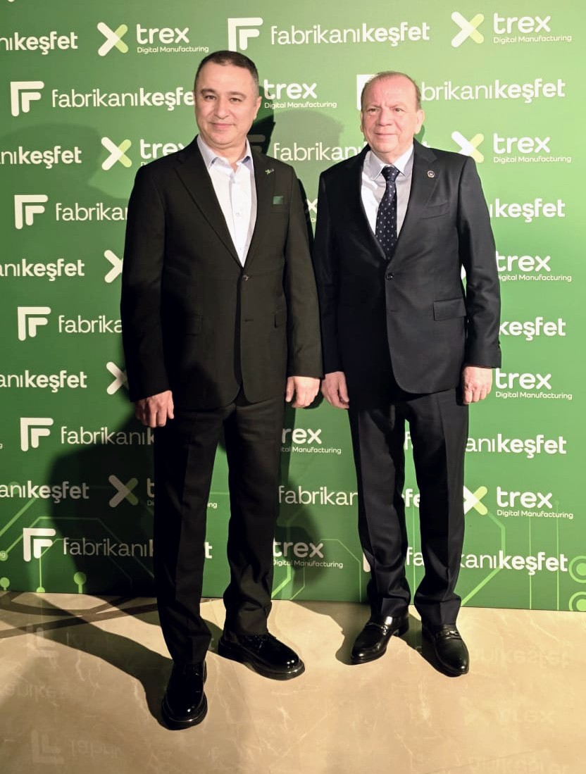 OzerMatl's tweet photo. Trex'in düzenlediği 'Fabrikanı Keşfet 2026'da sanayicilerimiz ve teknoloji odaklı firmalarla bir araya geldik.

Dijital dönüşüm, akıllı üretim ve verimlilik odaklı önemli paylaşımların yapıldığı program için başta YKB İlhan Özdemir olmak üzere emeği geçenlere teşekkür ederim. https://t.co/nbCuBUxDQL