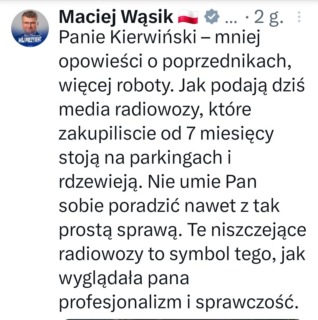 Marcin Kierwiński tweet media