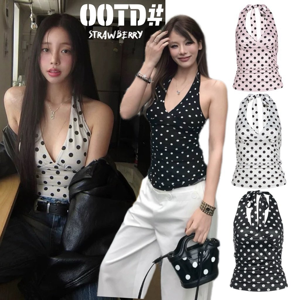 _gorgrace's tweet photo. STR พร้อมส่ง🦄✨เสื้อคล้องคอลายจุด Polkadot คอวีลึก ปิดหลังทรางรัดรูปสไตล์ผูกโบว์ชุดไปเที่ยวเซ็กซี่ #เสื้อคล้องคอ
📍https://t.co/lUnwxADbj0 https://t.co/Mo58YY32Zo