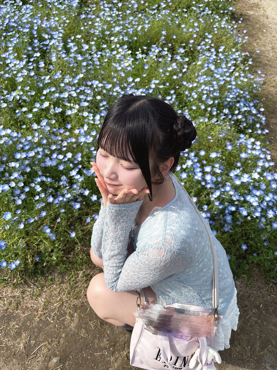 endo_rino_'s tweet photo. ネモフィラ綺麗だった🩵 #RainTree https://t.co/G3E2VhK7wx