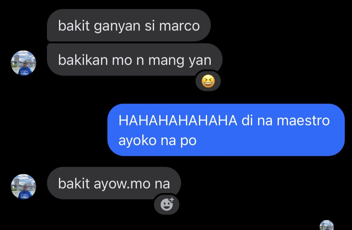 xoxocrgae's tweet photo. HAAHAHAHAHA MAMATAY NALANG PO AKO MAESTRO https://t.co/KbnXoRmhxa