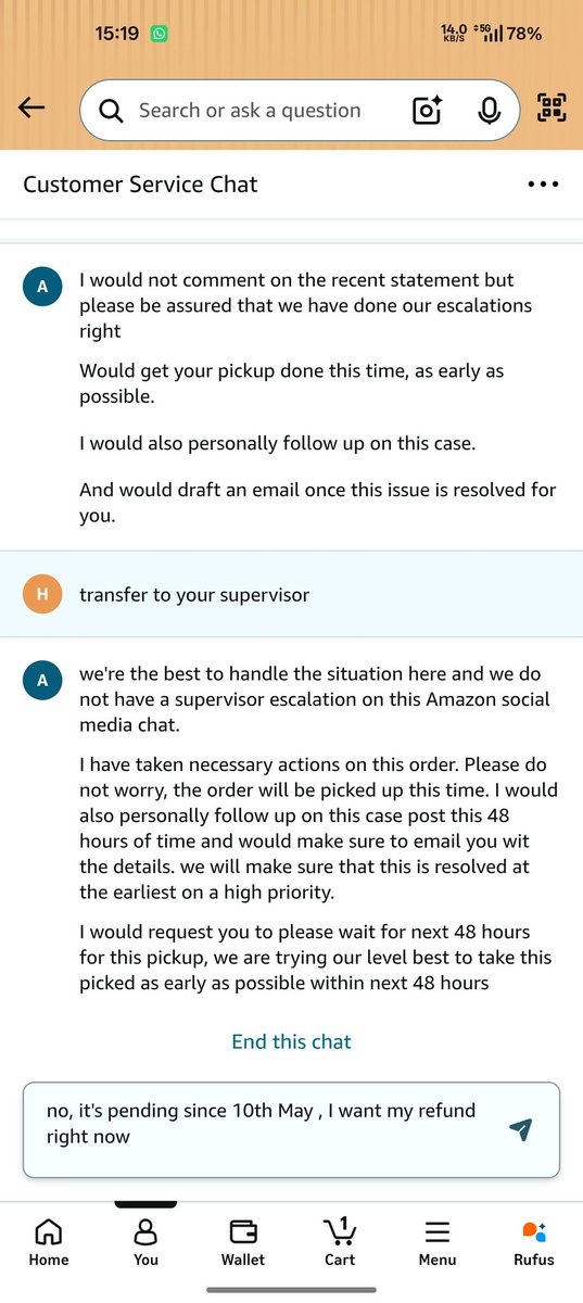 Cryptopher1989's tweet photo. @amazon @AmitAgarwal  that's the pathetic level of service you provide.

#boycottamazon https://t.co/MmRCJYQaBz