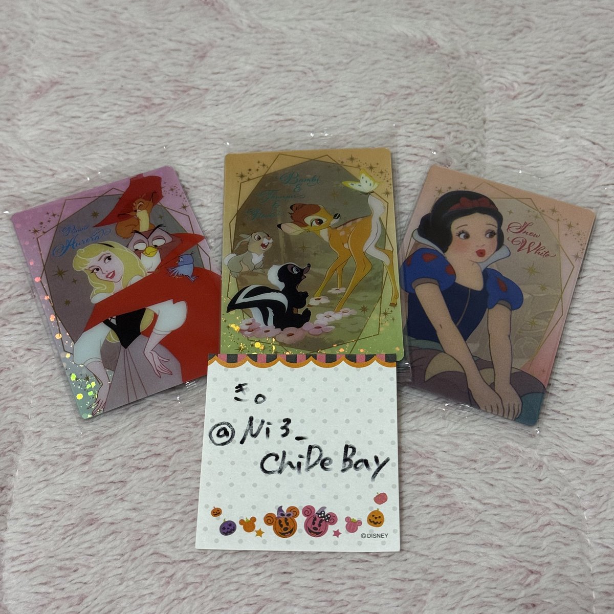 Ni3_ChiDeBay's tweet photo. 【交換・譲渡】 ディズニー ウエハース ver.2

譲＊白雪姫、オーロラ姫、バンビ

求＊ベイマックス、スティッチ、100円/枚+送料

郵送取引、交換はまとめてを優先いたします。
ベイマックスは複数可能です。
お気軽にお声がけください。

よろしくおねがい申し上げます。 https://t.co/7Flp5ONWdb
