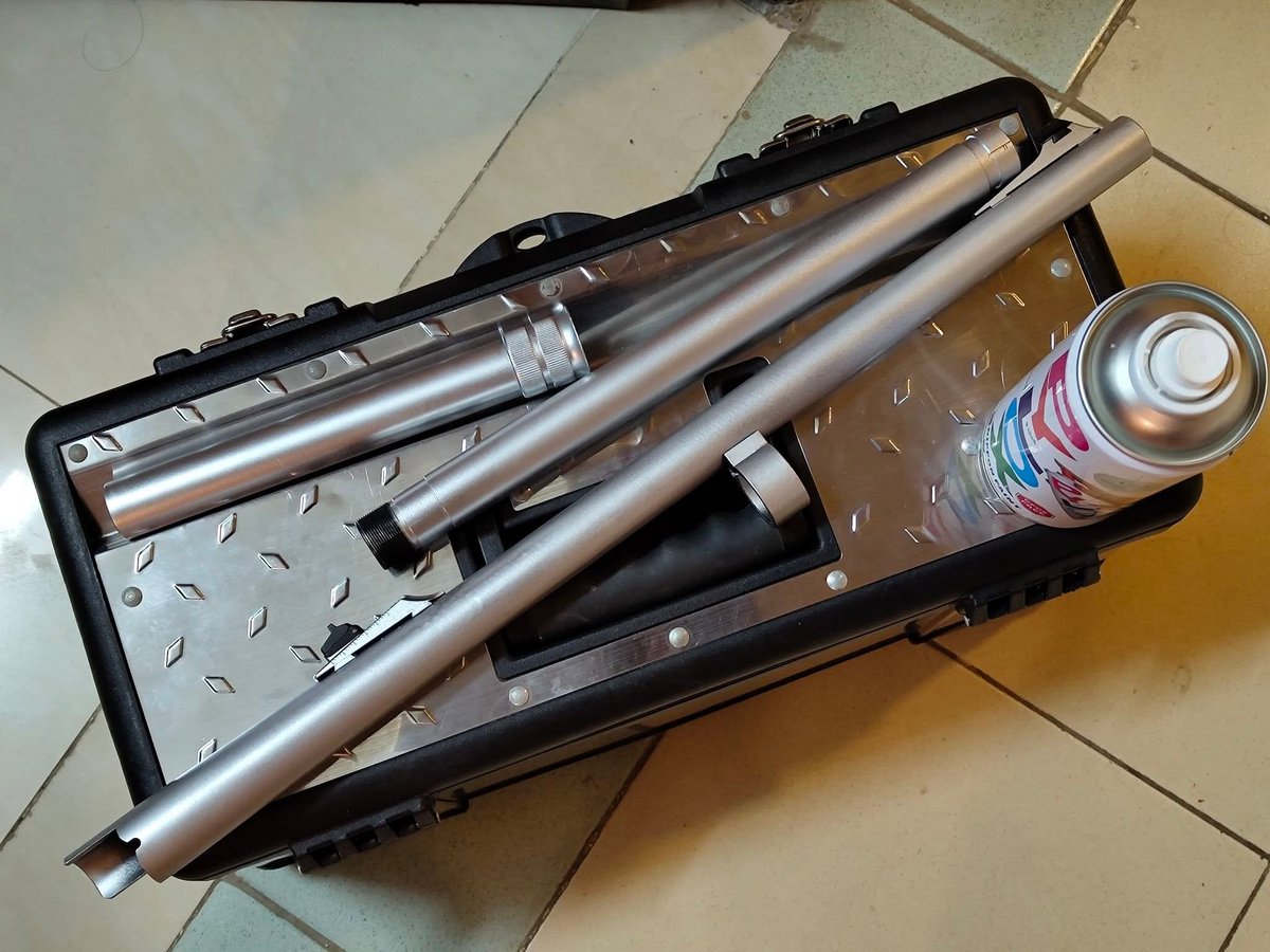 bkxiv1's tweet photo. Finally i prepare the ver.2 870 props for Konoka🤣
Konoka's firearms"道具" v2: APS CAM 870 mk1 base, Smart Shell of XPOWER(Top Gas)
OC setup accessories: Speed Feed Pistol grip style stock, Surefire 618 flashlight forend, 6 round side saddle
#kspd #ブルアカ #志真コノカ #コノカ https://t.co/xBVYx5Mve1