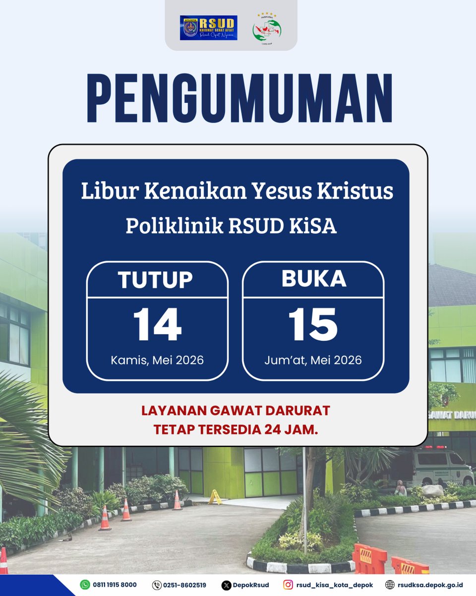 RSUD Khidmat Sehat Afiat Kota Depok (Official) tweet media