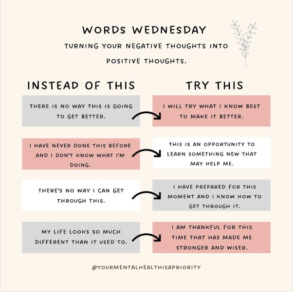 AutonomyGroup's tweet photo. Words Wednesday - Turning your negative thoughts into positive thoughts https://t.co/hZG6aEsdmh