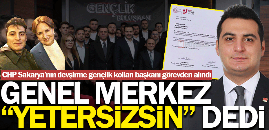 SakaryaMedyabar's tweet photo. Cumhuriyet Halk Partisi Genel Merkezi, CHP Sakarya İl Gençlik Kolları Başkanı İbrahim Faruk Demir ile il yönetimini görevden aldı.

ayrıntılar
https://t.co/Th8XHHHb9o https://t.co/OLRsLyhJwU