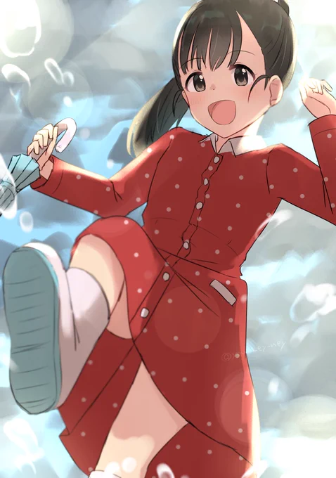 水たまりステップな舞ちゃん