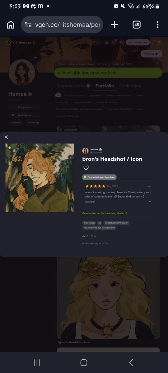 Hemaa | Comms Open(2/5) tweet media