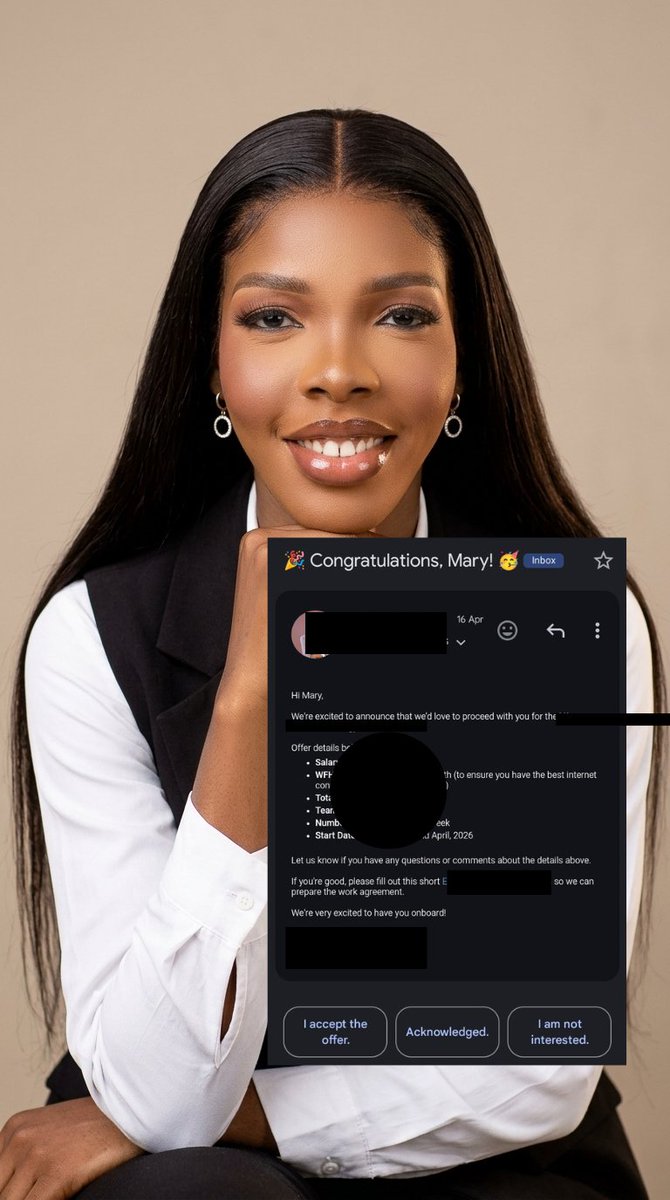 Mary_Nuga's tweet photo. I got a remote job just 2 weeks into job hunting.
 Let me share how 👇 https://t.co/IgKCXu2BNV