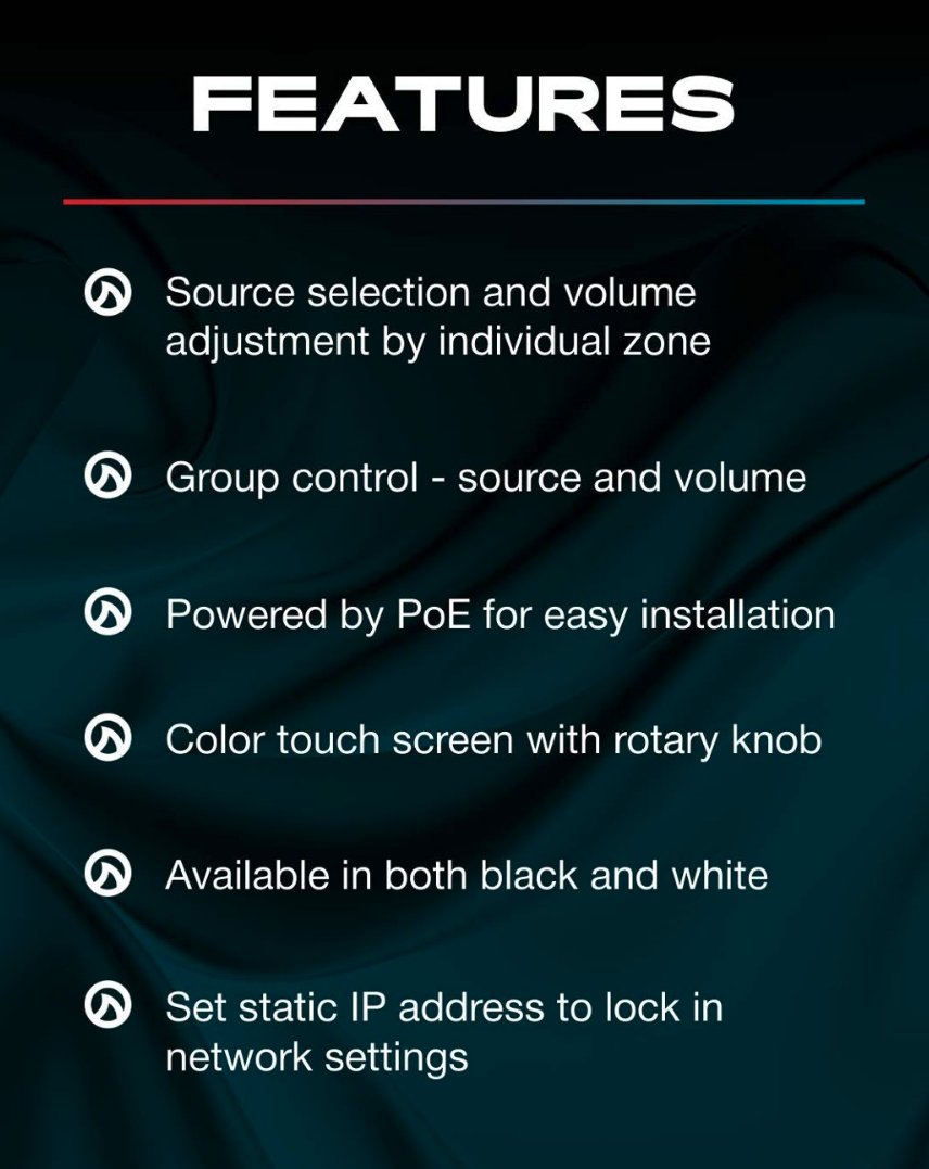HLGroup_UK's tweet photo. The Connect Series Touch by @LeaProfessional delivers effortless audio management for any venue.  

🟢 Independent source &amp; volume per zone
🟢 Color touch screen + rotary knob
🟢 Single-cable, easy install 

Contact @HLGroup_UK for UAE/MENA availability. 

#UAE #Dubai #ProAudio https://t.co/Qkza1oPCKa