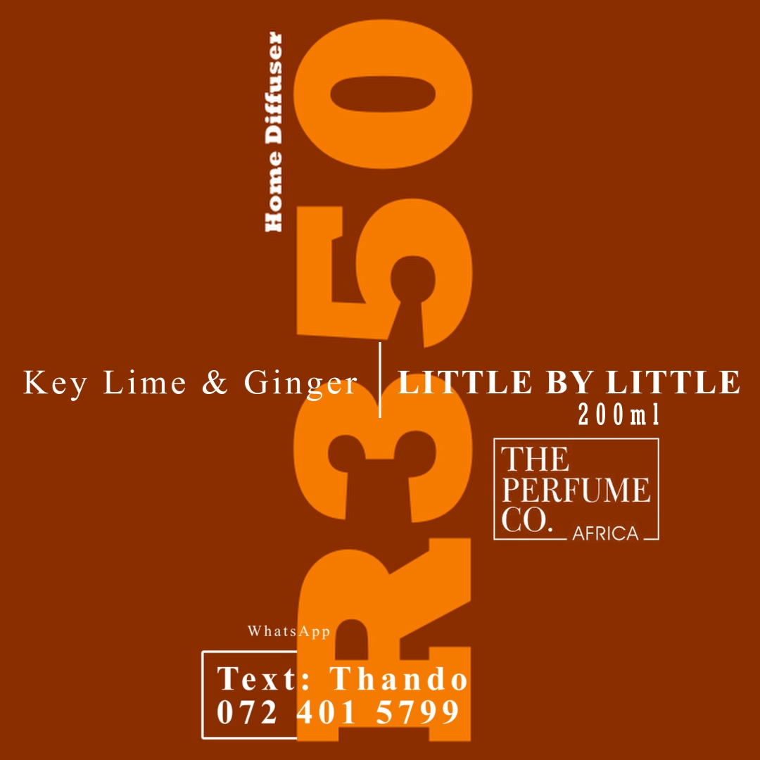 RogueRebelWild's tweet photo. Key Lime &amp; Ginger | Little By Little
200ml Home Diffuser for R350
200ml Home Diffuser Refill for R300

WhatsApp Text: Thando 072 401 5799
to place order.

#OpenForBusiness #KeyLimeAndGinger #HomeDiffuser #Refill #LittleByLittle
#ThePerfumeCoAfrica #SellingInCapeTown #Entrepreneur https://t.co/4DxOuL11xE