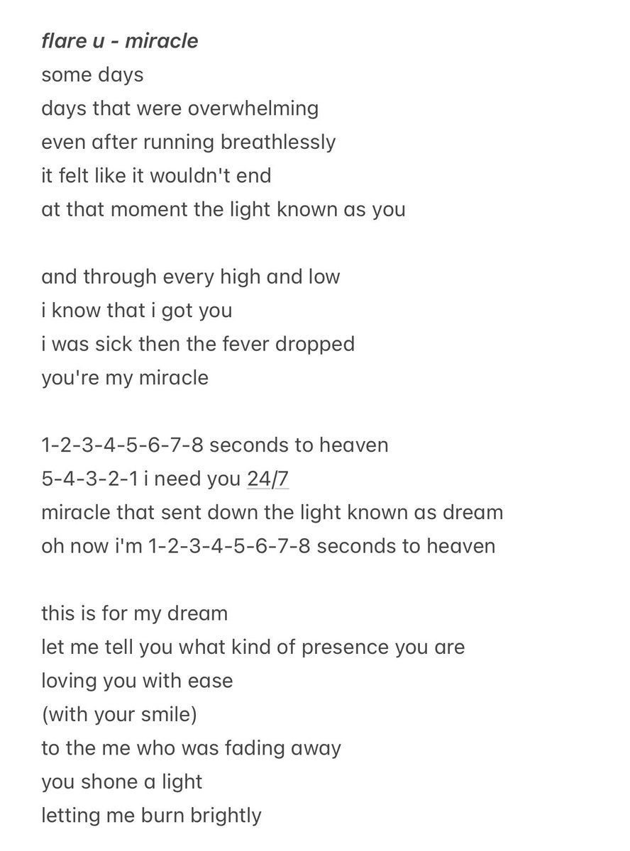 page_liyu's tweet photo. flare u - miracle lyrics translation

#플레어유 #FLAREU #최립우 #CHUEILIYU #강우진 #KANGWOOJIN https://t.co/mejG0sgMKb