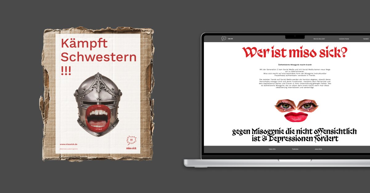 MD_H's tweet photo. Edith Riha’s bachelor project is a thought-provoking campaign that explores how misogyny can be hidden inside digital culture and how these dynamics can negatively impact the mental health of young women.
#MediaDesign #BachelorProject #CampaignDesign #VisualCommunication https://t.co/CKIlBS8gFf