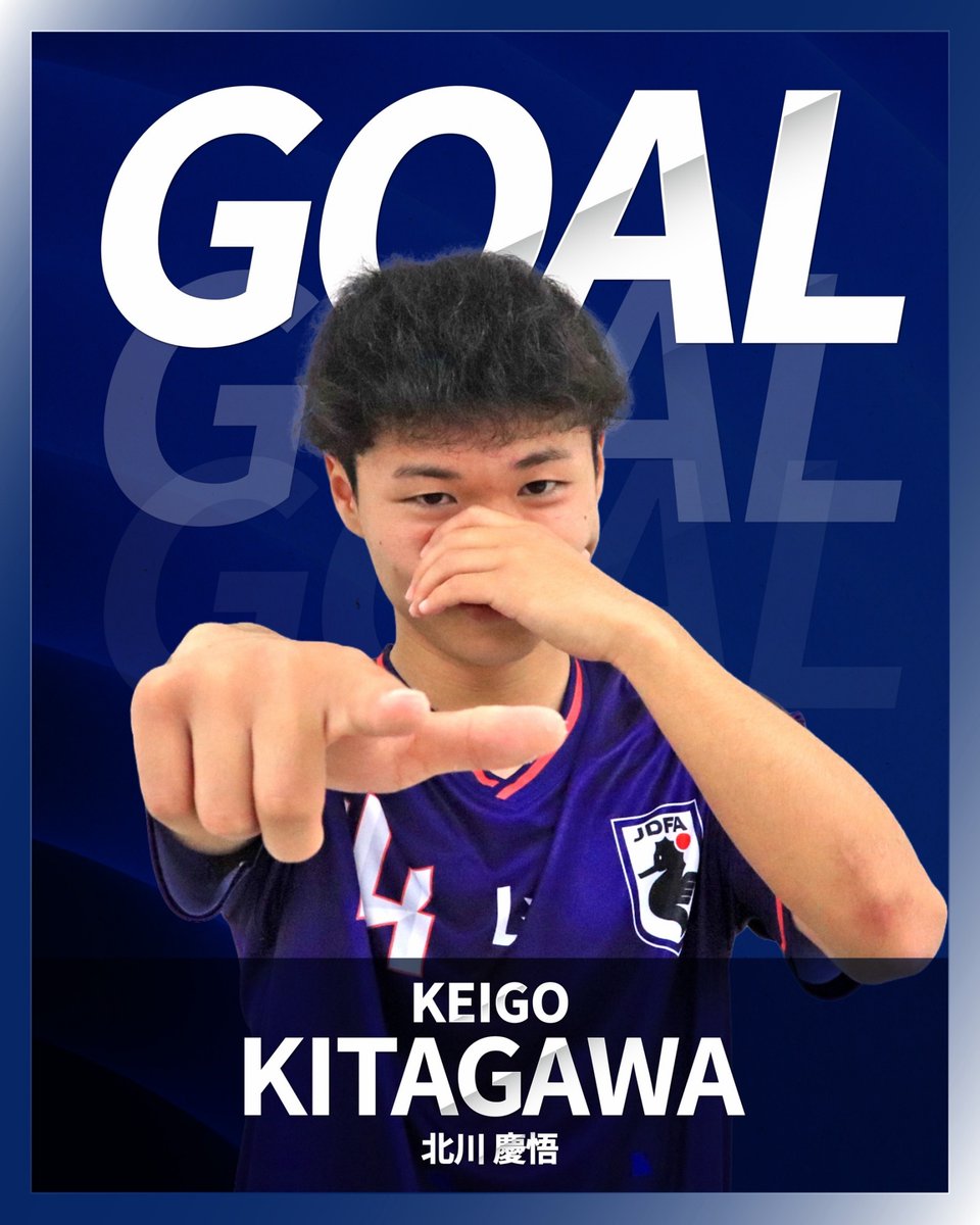 JDFA_official's tweet photo. 【U23 デフサッカーW杯 ウクライナ🇺🇦戦】  

後半91分 
北川GOAL！！！  
日本逆転！！

日本 2-1 ウクライナ https://t.co/nmGd1Akpbr