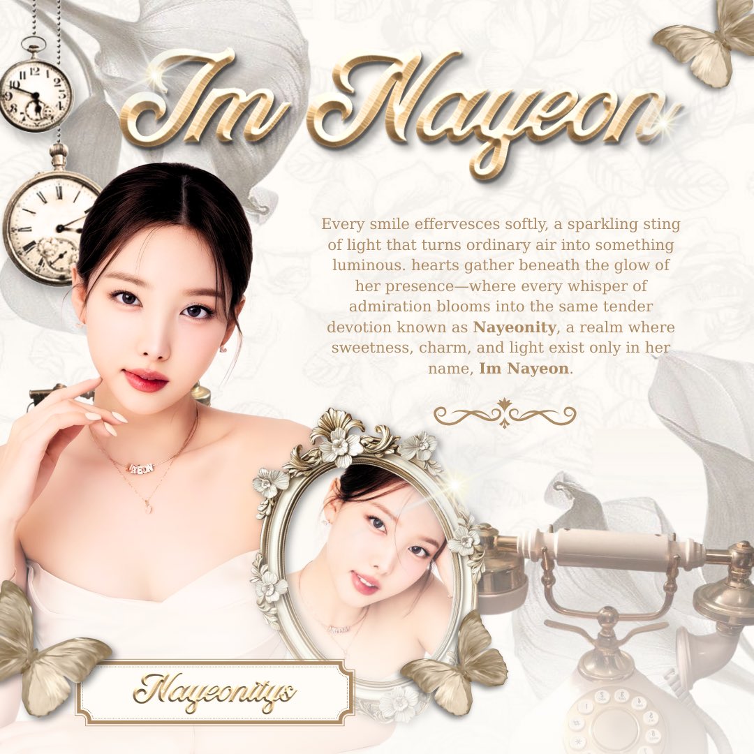 NAYEONITYs's tweet photo. ㅤ

ㅤㅤ𝒲ith a dandelion-tuft grace that
ㅤㅤeffervesces with a starlight sting,
ㅤㅤshe is spilling forth a mellifluous
ㅤㅤmelody  that  binds  the clover in
ㅤㅤlitting utmost reverence through
ㅤㅤevery aria o’ 𝗡𝗔𝗬𝗘𝗢𝗡𝗜𝗧𝗬.ㅤᕱ⑅ᕱ

ㅤ https://t.co/0bHG0snyRj