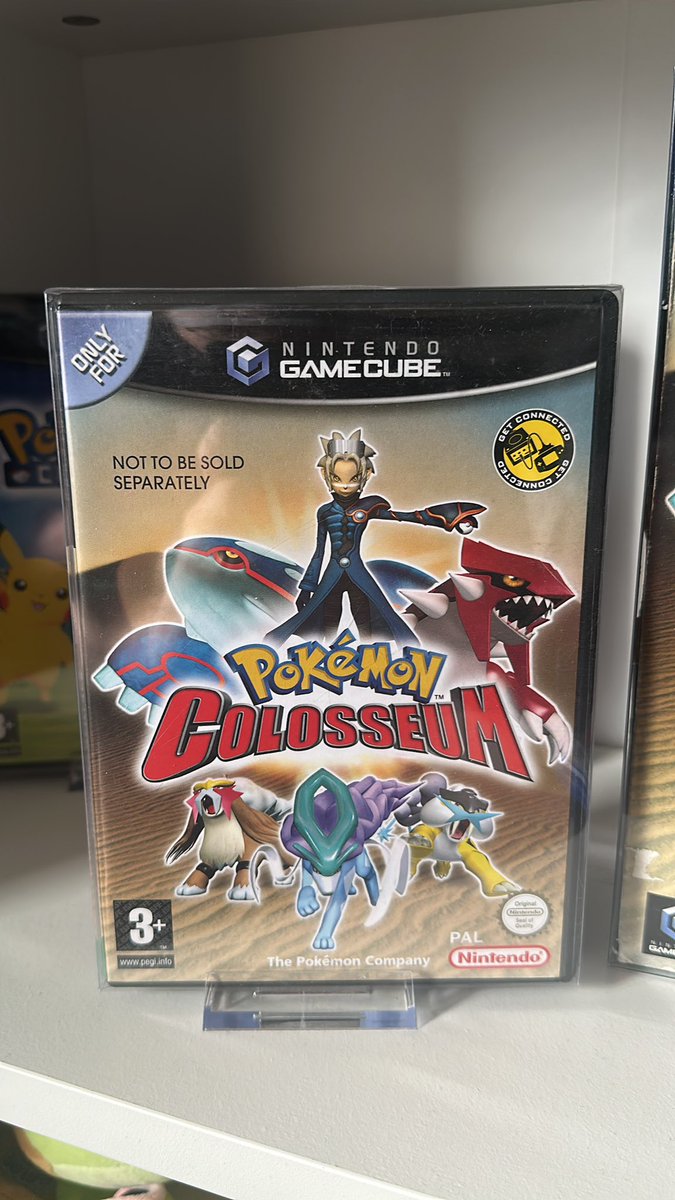 RealConnorBird's tweet photo. @CosmicDeoxys @AtnsXBT In UK/EU Pokemon Box also got its own individual case, does say “Not for Resale Promotional Use Only” so not sure where it actually originated from. And there is also an AUS PAL exclusive big box that runs for about £2000. Along with the usual Colosseum/Box double pack https://t.co/EJWsunaez1