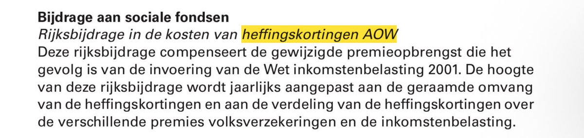 Miranda_AW's tweet photo. @MvRooijen Dat er steeds meer AOW uitkeringen uit de algemene middelen moet worden betaald, komt door de fors verhoogde arbeidskorting. Heffingskortingen verlagen de opbrengst AOW-premie.
Het is een beleidskeuze geweest de arbeidskorting, naast indexering, fors te verhogen.

#AOW https://t.co/GmhDIYt35O