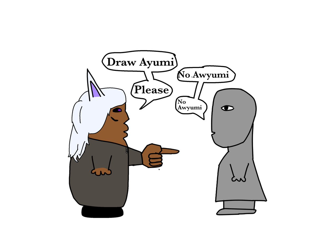 AyumiYummers's tweet photo. Everytime i interact with artists on twitter https://t.co/okyS0AAsvb