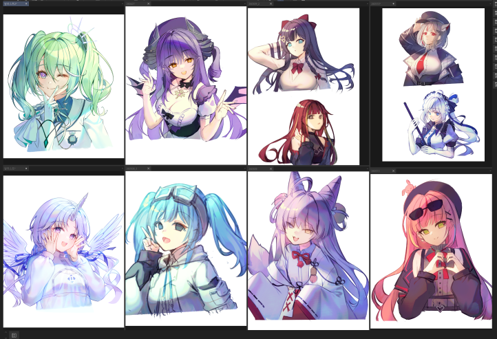 色々WIP 