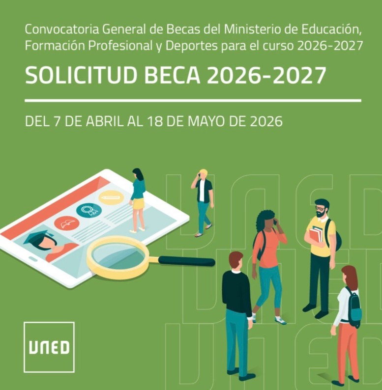 UNEDELDA's tweet photo. 🎓El 18 de mayo finaliza el plazo para solicitar becas del Ministerio de Educación, no lo dejes..
Solicita la Beca General para el curso 2026/2027 para estudios universitarios (Grado y Máster) y Enseñanzas Artísticas Superiores.
👉 Más info https://t.co/W94qJ2f5jd
#ladipu20 #uned https://t.co/clEFpoJrlk