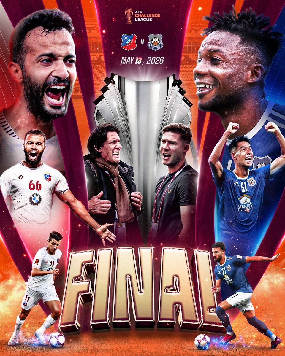 TheAFCGL's tweet photo. 𝐓𝐰𝐨 𝐭𝐞𝐚𝐦𝐬. 𝐎𝐧𝐞 𝐠𝐥𝐨𝐫𝐲. 𝐋𝐚𝐬𝐭𝐢𝐧𝐠 𝐥𝐞𝐠𝐚𝐜𝐲.

This isn’t just a final. This is a battle for history.

One final moment that will define an era. Who wants it more?

#ChallengeLeague | #KSCvSVA https://t.co/QNFYJ6974C