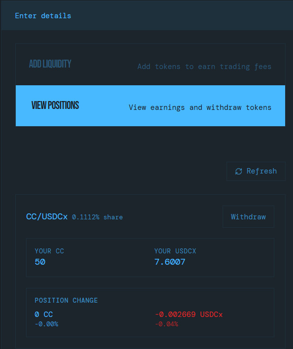 0xMagnetCcd's tweet photo. gOneswapp everyone🫡

While I've done a lot of swapping before, I recently tried providing liquidity on @Oneswapcc
Everything remains smooth and fast.

But there's one thing  I can share here:

If you're someone who focuses on swaps,
I recommend using the @canton_loop

If you're someone who focuses on providing liquidity,
I recommend using the @ConsoleWallet