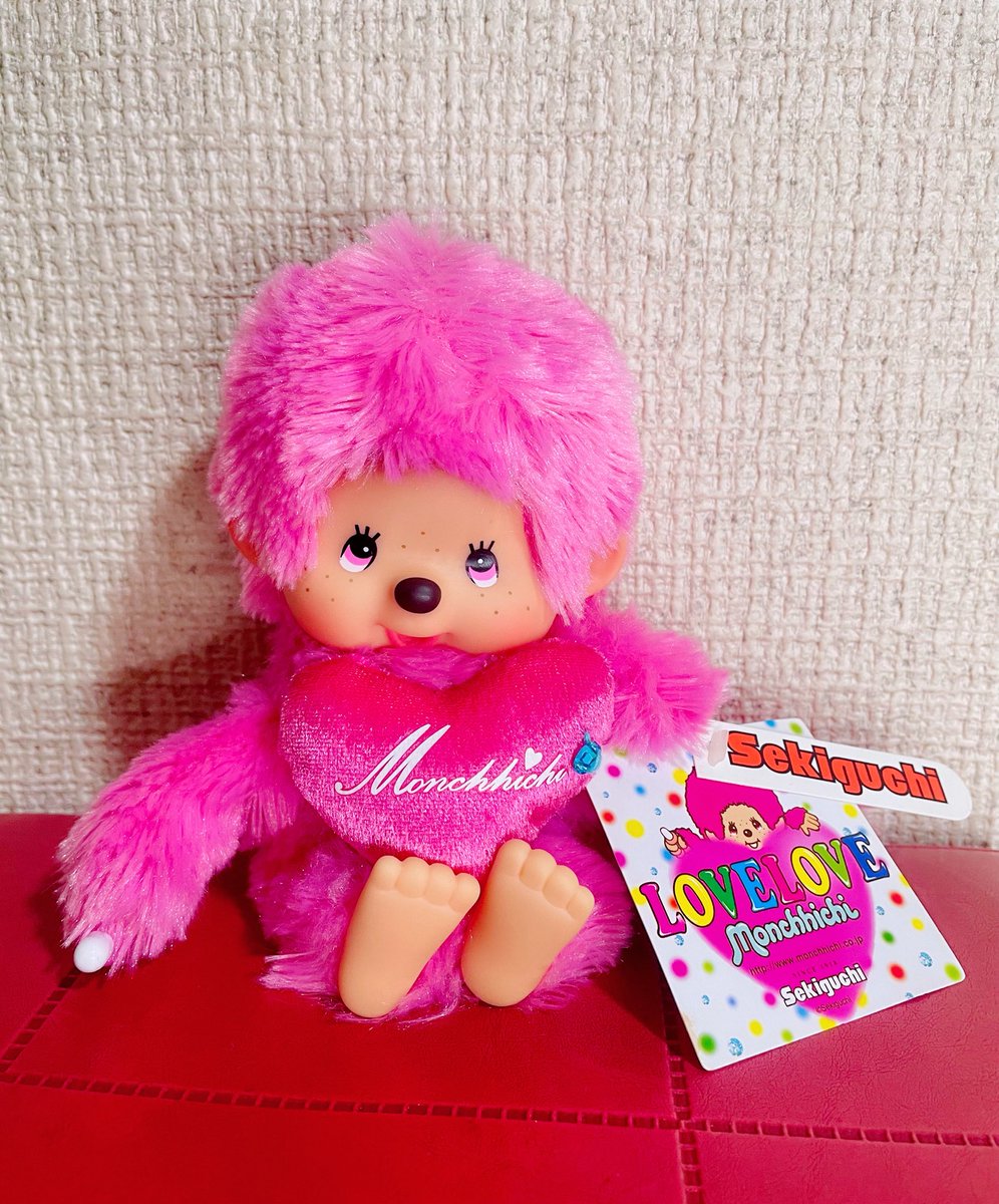 新品 2010年発売 LOVE LOVE ピンク モンチッチ 1427 LOVELOVEモンチッチ フューシャピンク 2010年に発売された子です