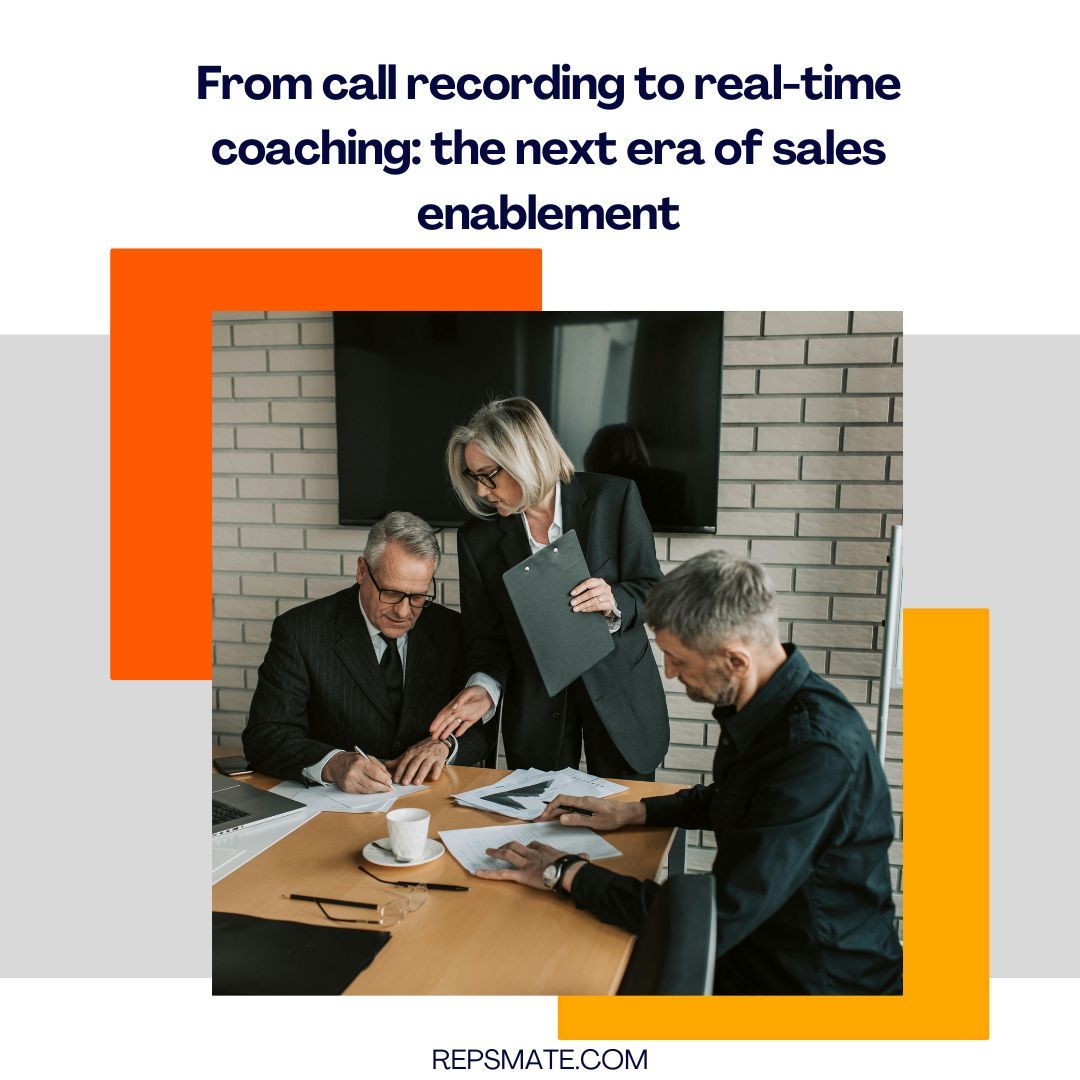 repsmate's tweet photo. Real-time sales coaching is shifting enablement from reactive to proactive. Instead of waiting for post-call feedback, reps get guidance during live conversations.

More in our latest article:
https://t.co/Kdf9WBszkg 

#SalesEnablement #RevenueEnablement https://t.co/k0oC9qVdVK