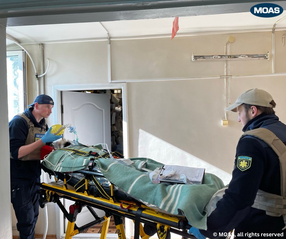 moas_eu's tweet photo. 💥 A serviceman was wounded by an FPV drone strike. The drone hit his feet, not his chest or head. In the realities of war, that can be considered luck. #StoriesFromTheFrontline  

#MOASMissionUkraine #StoriesFromTheFrontline #FrontlineCare #SavingLives #MedicalEvacuation https://t.co/EFOb4sACfC