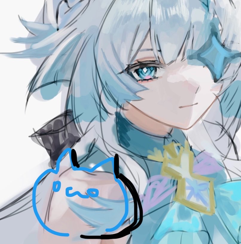 Sr05I's tweet photo. 明日でるかも、とツイートして出てないイラストwip https://t.co/AD5Bw3VBfe