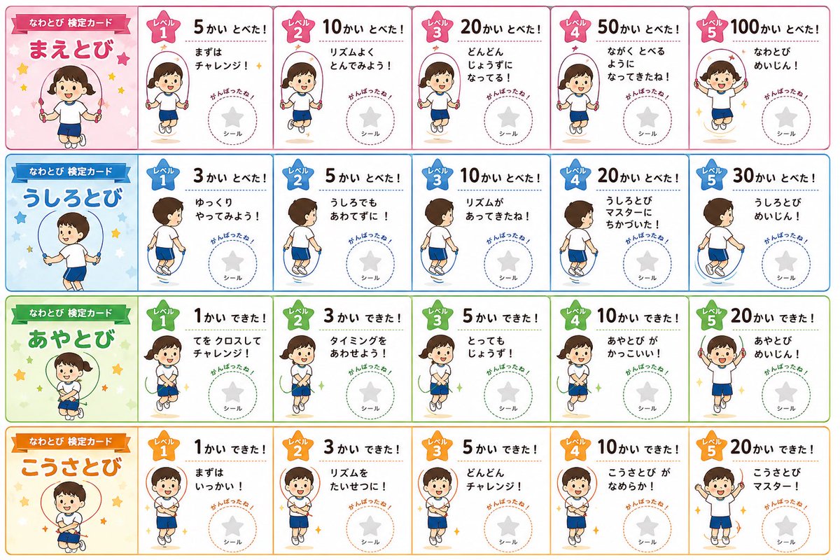 kosensei8's tweet photo. AIで作成して鉄棒カード！

←ChatGPT   Gemini→

同じプロンプトで作成しました！
どちらがお好みですか😎？ https://t.co/ejaIpQc7UT