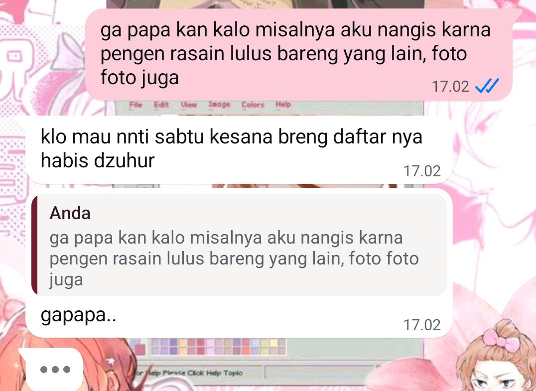 hnnixc's tweet photo. ga papa kata ndis 💗😕, makasih buat semesta yang udh kenalin aku sama orang sebaik ndis 💗. https://t.co/4bG8y96ZBk