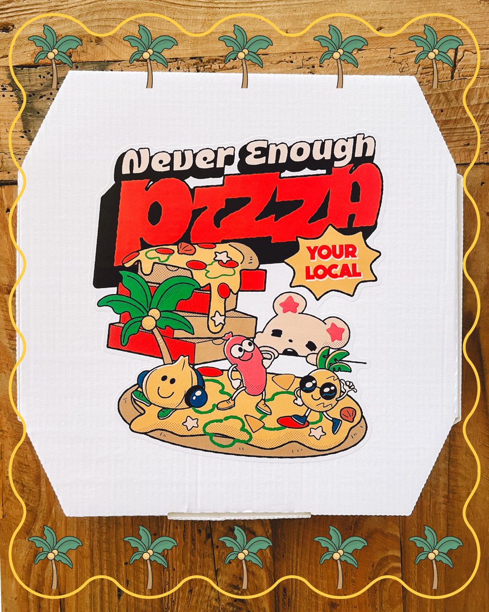 デザフェスのおしらせをぽちぽち📝 まずは前回につづき🍕ピザボックス