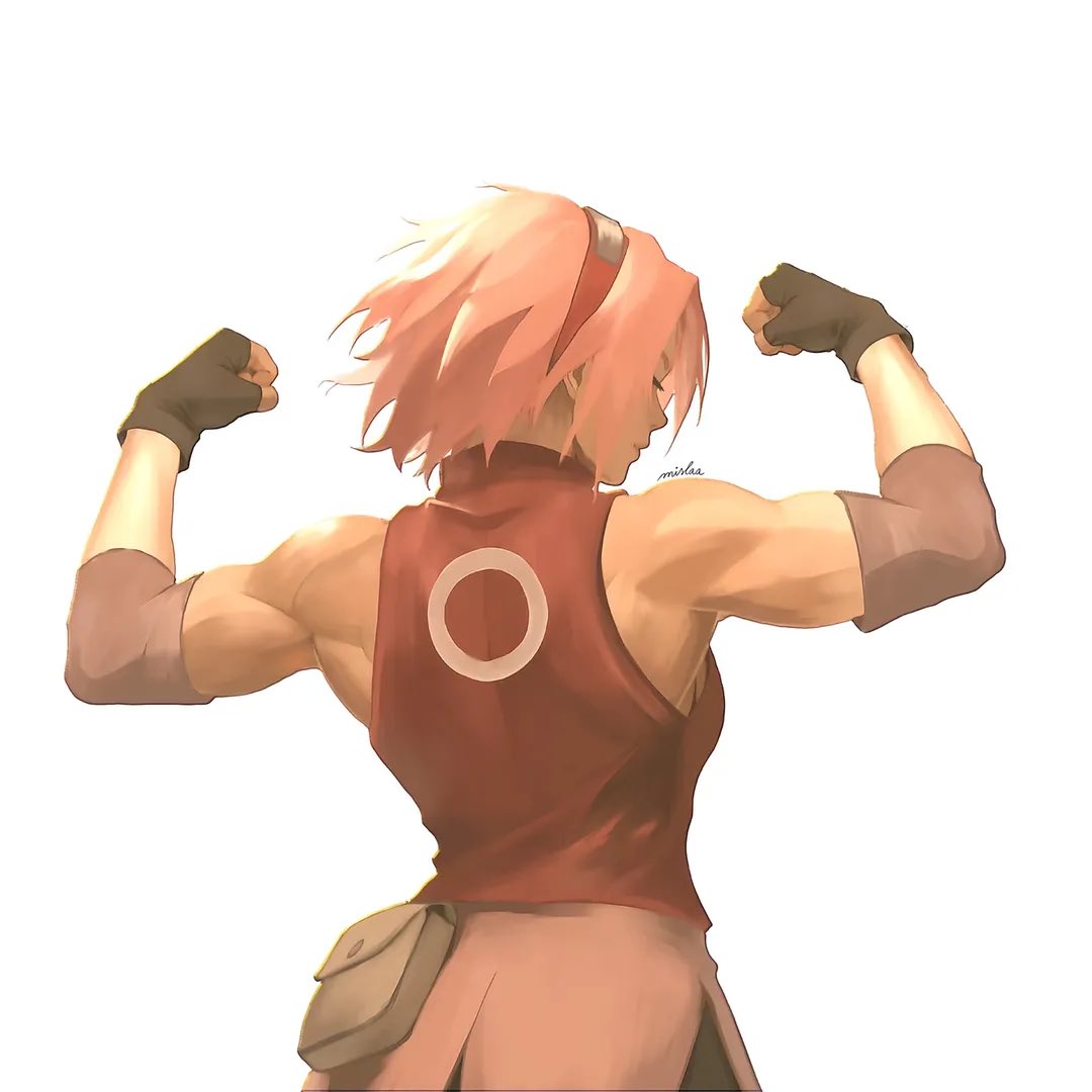 Mislaaart's tweet photo. Buff Sakura 
#naruto #fanart https://t.co/lnAqf3xiE1