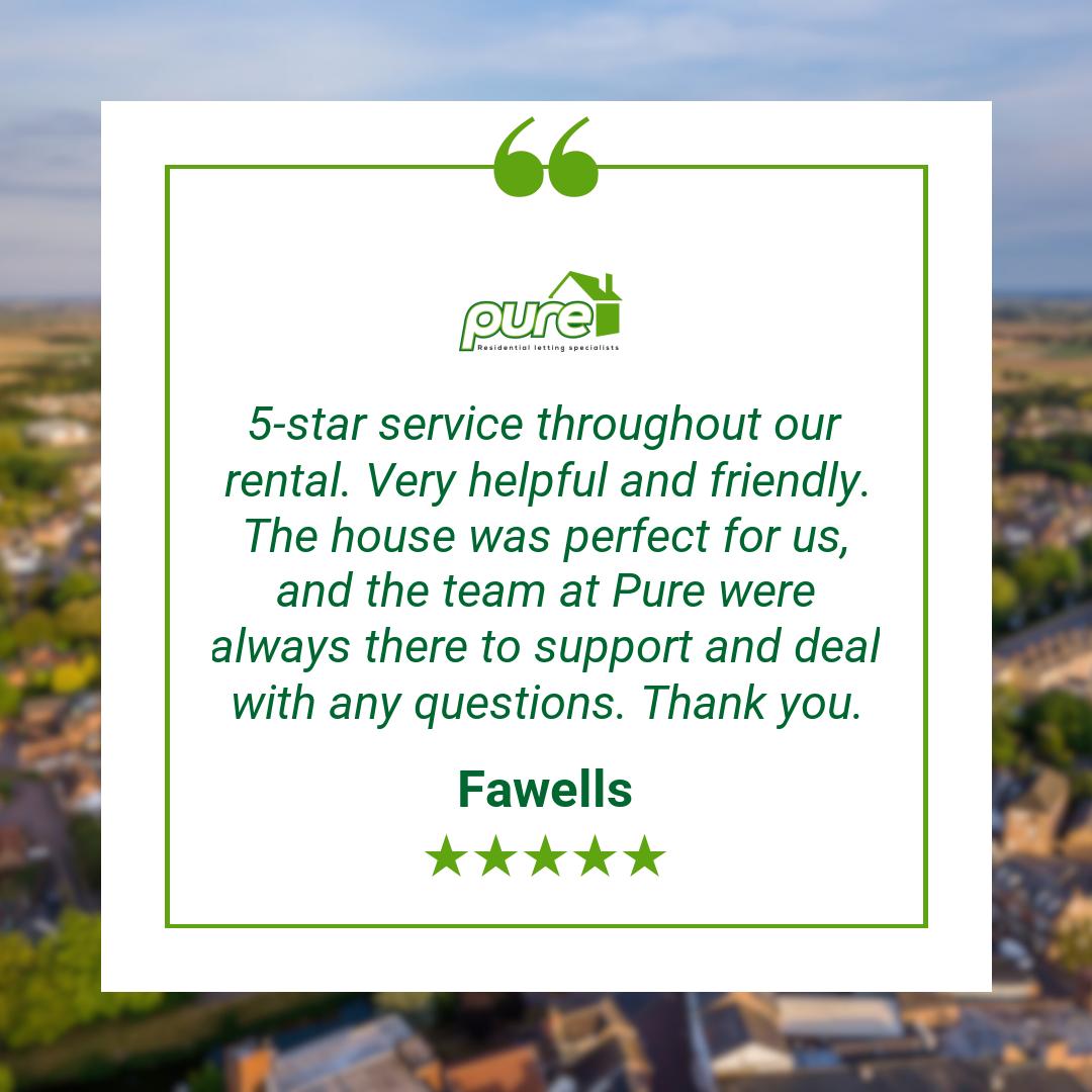 PurePropertyLet's tweet photo. Another ⭐⭐⭐⭐⭐ review!
We’re delighted to receive such positive feedback! It’s always rewarding to know that our team is making the letting process smooth and stress-free for our clients.

If you’re a landlord in West Yorkshire looking for a specialist letting a https://t.co/FZKWKKUqIJ