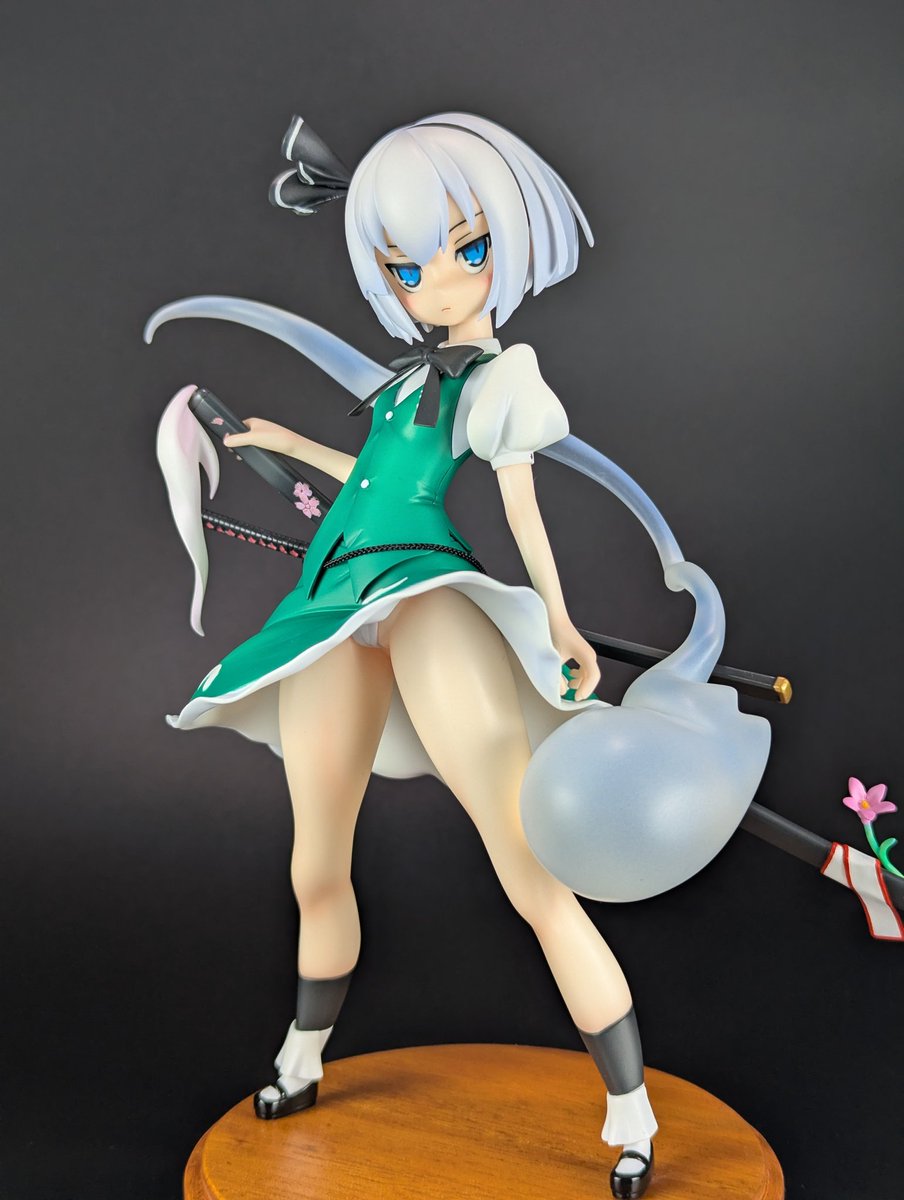 蒼のスキマ　魂魄妖夢　ガレージキット ぱっとん様原型のガレージキット。東方妖々夢より魂魄妖夢完成しました