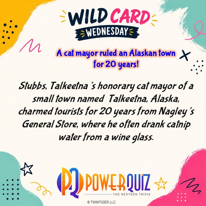 PowerQuizHQ's tweet photo. Wildcard Wednesdays with PowerQuiz! Tag a friend and share what you learned from this post! #PowerQuiz #WildcardWednesday https://t.co/EYaeFU2YXN