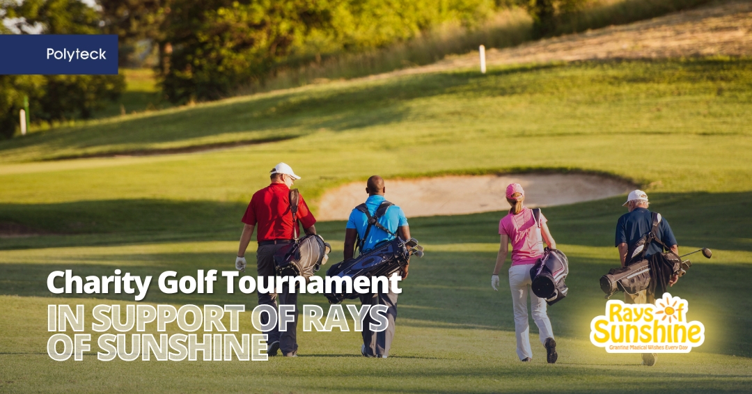 PolyteckGroup's tweet photo. Join us on June 2, 2026, at CoombeHillGolf for the Rays of Sunshine Charity Golf Day. 

Together, we will create lasting memories for seriously ill children and their families. Your participation can make a significant difference in their lives!

#Teamwork #CSR #Polyteck https://t.co/YsVKrS9EMx