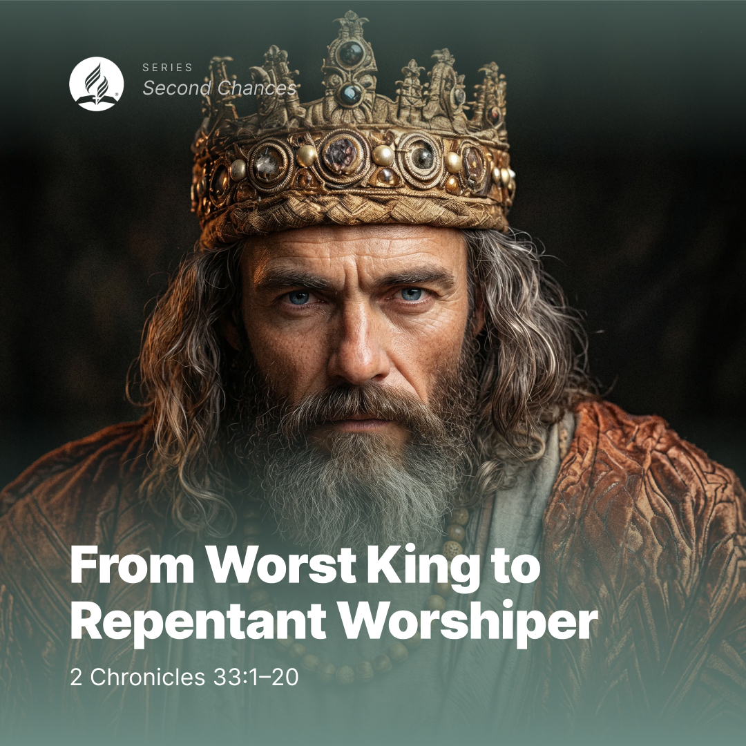 adventistchurch's tweet photo. Think you've made mistakes? Imagine leading an entire country into evil. Manasseh knew exactly what he was doing because his father had been faithful to God. Even so, God gave him another chance, just like He does for us all. Do you need it? DM us for prayer. https://t.co/Uk1VczqiZ7