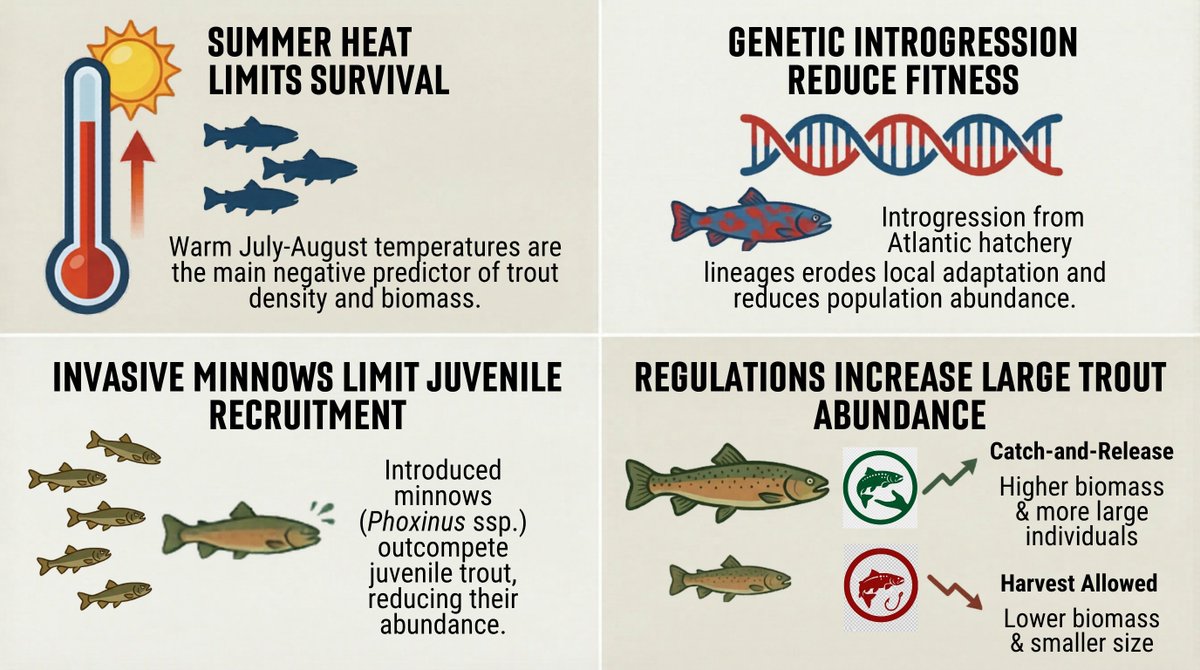 Fishes_MDPI's tweet photo. 🐟#NewPublication in #Fishes!

Brown Trout (Salmo trutta) Abundance and Biomass in Mediterranean Rivers: Environmental, Genetic, and Management Drivers
👉https://t.co/9TR7j5D7tc

💦#geneticintrogression #biologicalinvasions #thermalstress #populationdynamics #climatewarming https://t.co/9m00TMdsf2