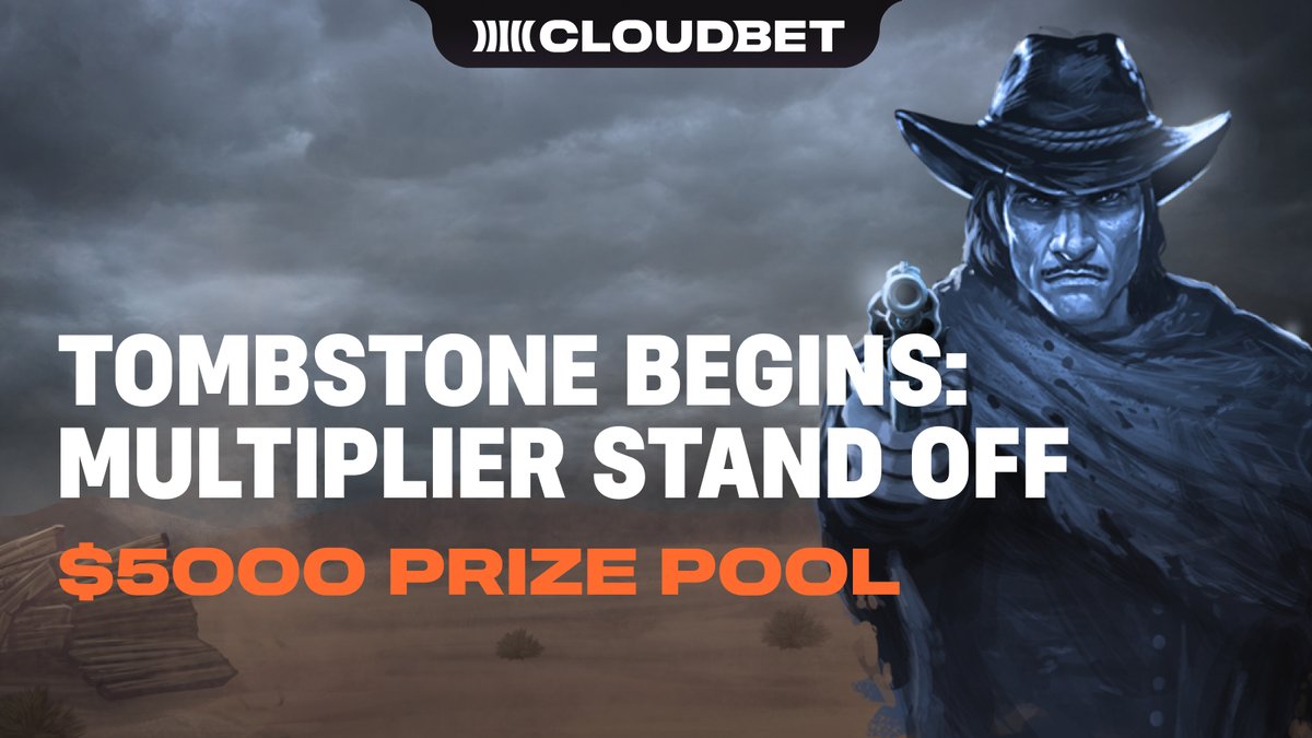 Cloudbet's tweet photo. 🤠 The 𝐓𝐨𝐦𝐛𝐬𝐭𝐨𝐧𝐞 𝐁𝐞𝐠𝐢𝐧𝐬: 𝐌𝐮𝐥𝐭𝐢𝐩𝐥𝐢𝐞𝐫 𝐒𝐭𝐚𝐧𝐝𝐨𝐟𝐟 is live! 🌵

You have 24 hours to hit the highest multiplier on 𝐓𝐨𝐦𝐛𝐬𝐭𝐨𝐧𝐞 𝐁𝐞𝐠𝐢𝐧𝐬 and claim your share of $5,000.

💰 50 winners in total ($1,100 for 1st place)
⏰ Ends: May 14, 6:59 AM UTC